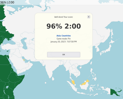 geogessr result